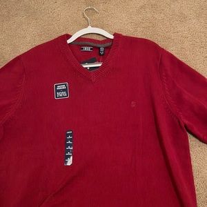 Izod v neck sweater